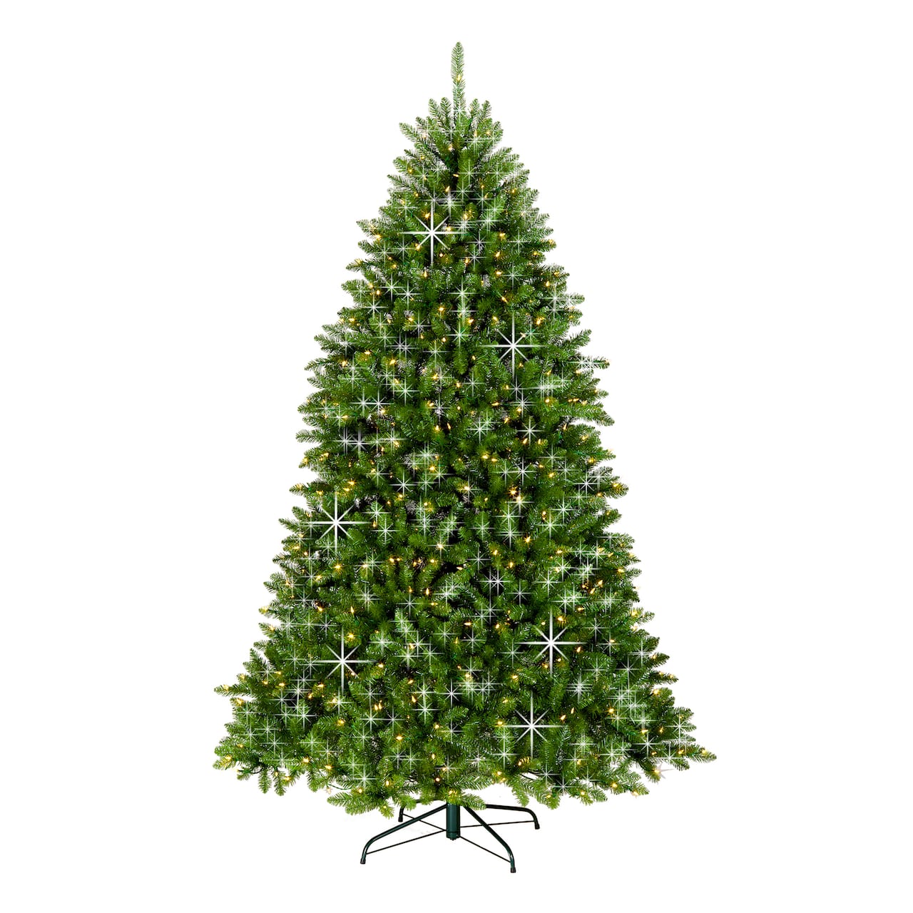 7.5ft. Pre-Lit Dunhill Fir® Shimmer Artificial Christmas Tree, Dual Color® LED Lights